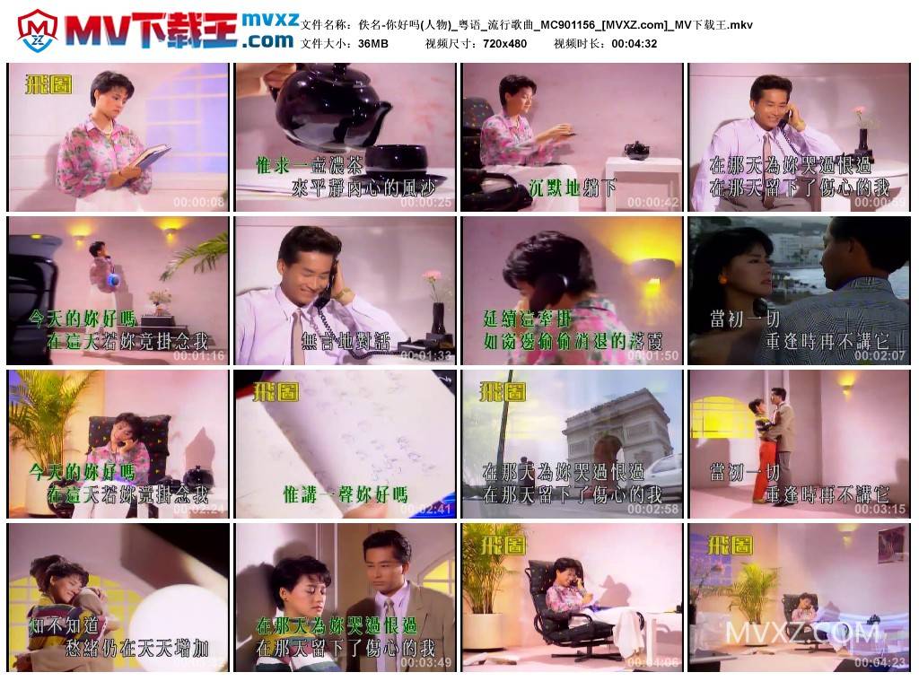 佚名-你好吗(人物)_粤语_流行歌曲_MC901156